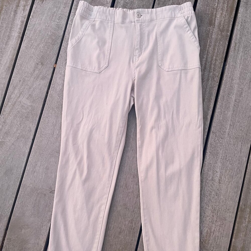 Women's Cream Size Medium 32 Degree Heat Pants - Like New!